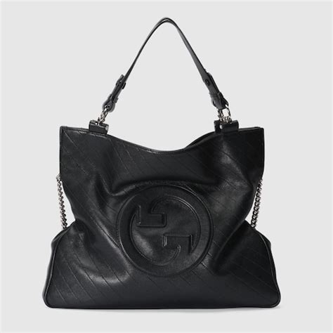 gucci blondie nera|Gucci blondie medium tote bag.